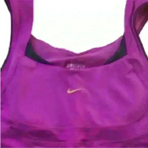 Nike Dri-Fit tank with built-in bra size small purple/ pink EUC! - Picture 3 of 3